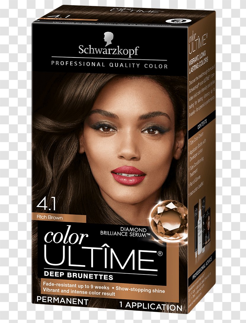 Four Vibrant Schwarzkopf Ultime Hair Color Light Copper Red 8.4 Flawless *Bonus* Human Coloring - Eyelash - Dark Chocolate Brown Transparent PNG