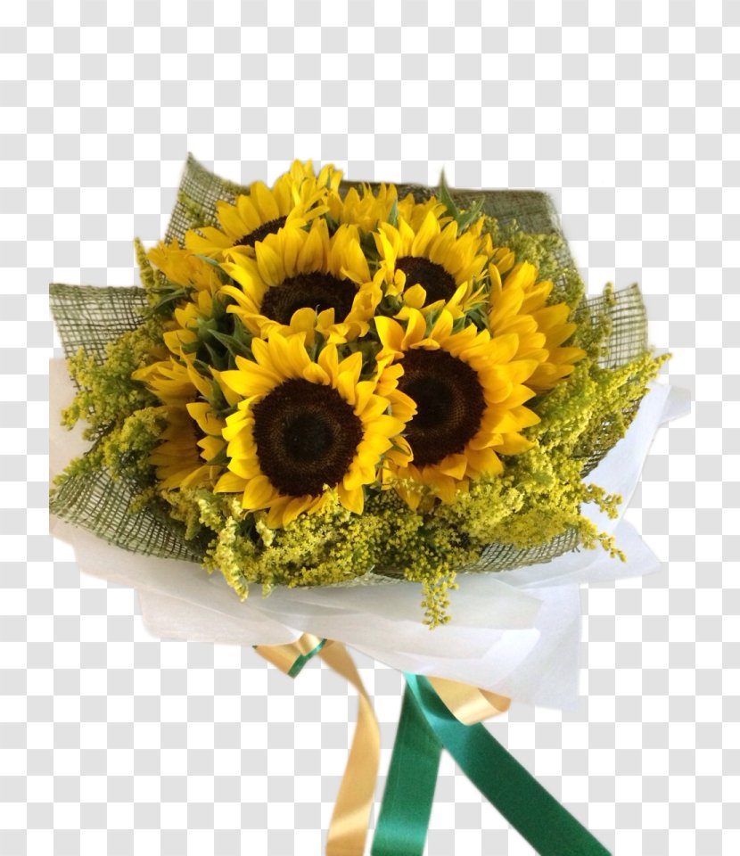 Floral Design Flower Bouquet Cut Flowers Common Sunflower Transparent PNG