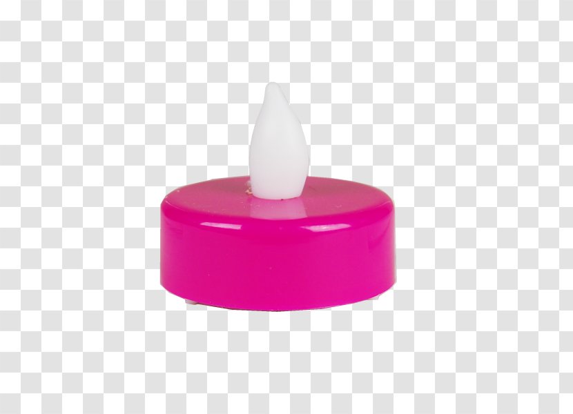 Flameless Candles Pink M - Magenta - Design Transparent PNG