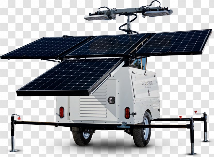Solar Power Lamp Electricity Generation Energy Panels - Renewable - Generator Transparent PNG