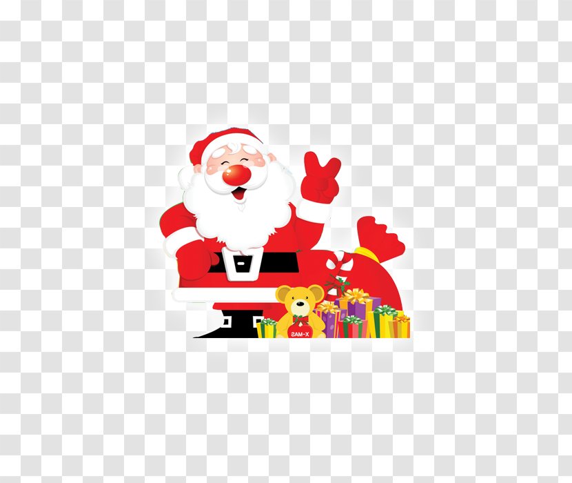 Santa Claus Christmas Ornament - Greeting Note Cards - Creative Transparent PNG