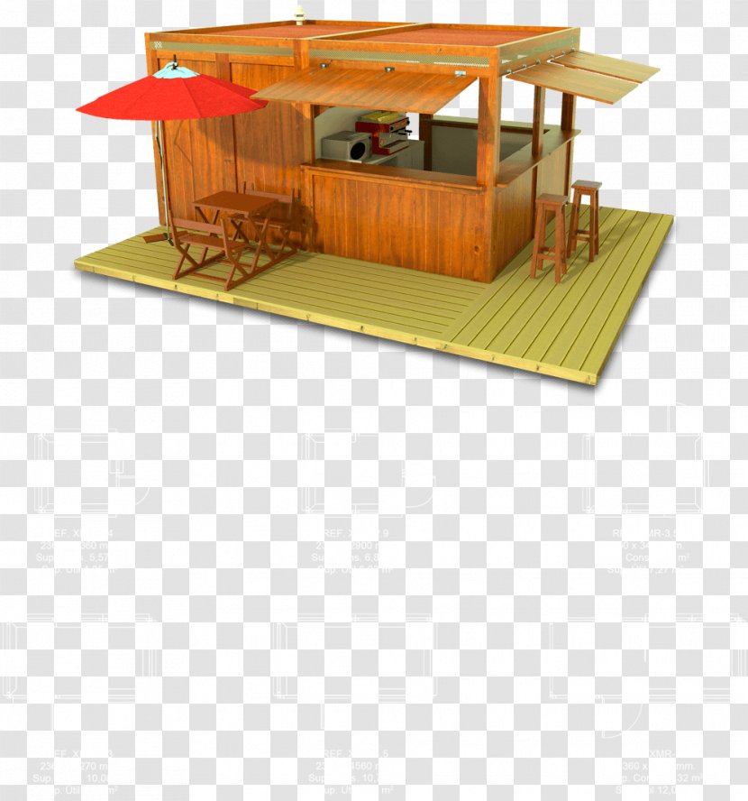 Chiringuito Beach Shed Bar - Table - Wooden Board Transparent PNG