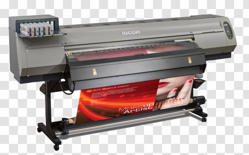 Wide-format Printer Ricoh Printing Photocopier Transparent PNG