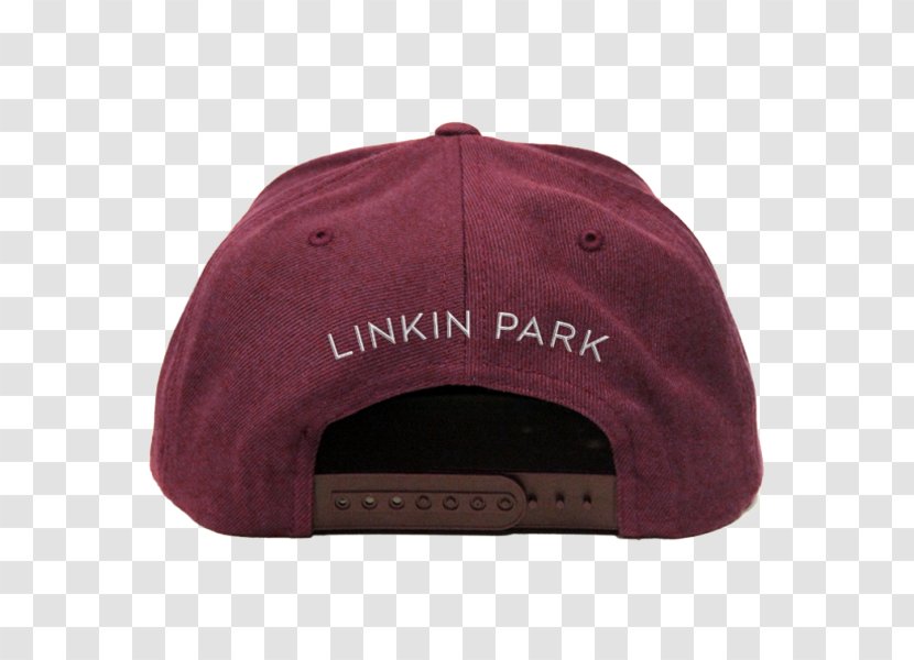 Baseball Cap Fullcap Crate Label - Burgundy - Oxford Transparent PNG