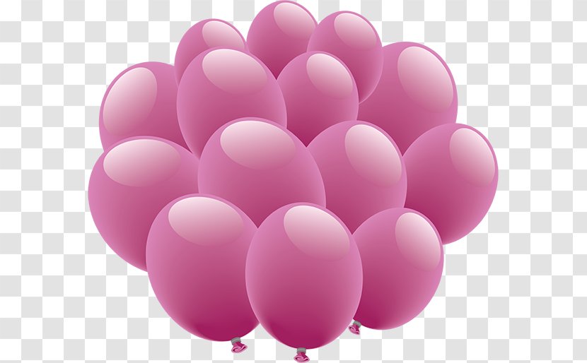 Balloon Clip Art - Pink Transparent PNG