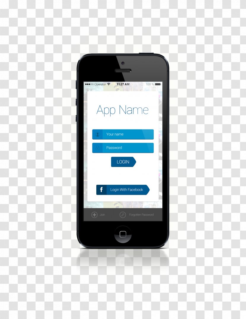 Responsive Web Design Handheld Devices IPhone Telephone - Mobile Device - Login Button Transparent PNG
