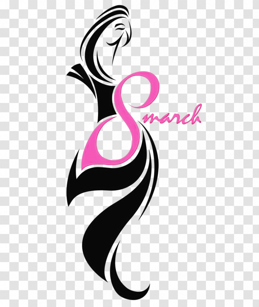 Pink Logo Temporary Tattoo Font Transparent PNG