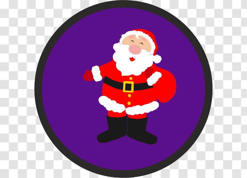 Santa Claus Father Christmas 2 Day Noel Baba Tree - Farmville Country Escape - Blank Badge Transparent PNG