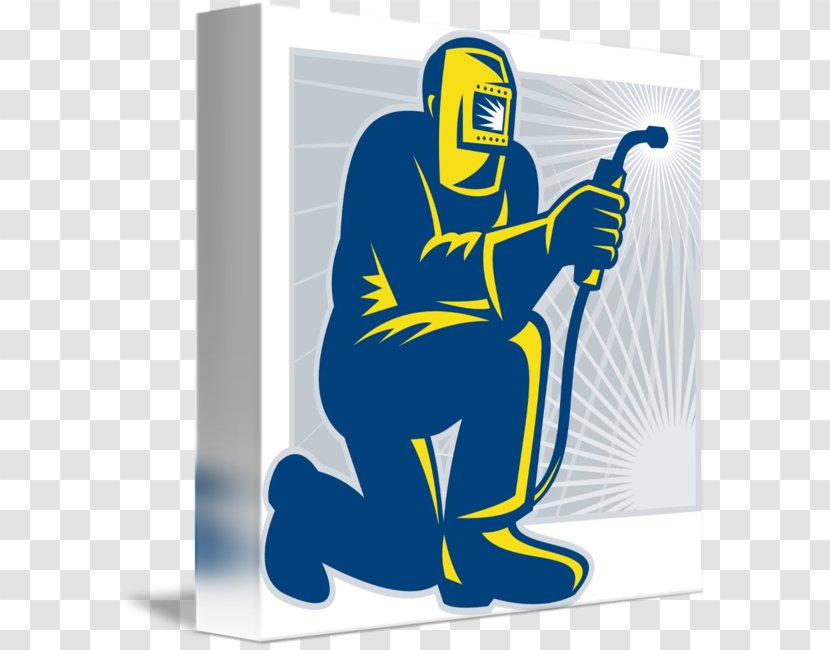 Welder - Logo - Kneeling Transparent PNG