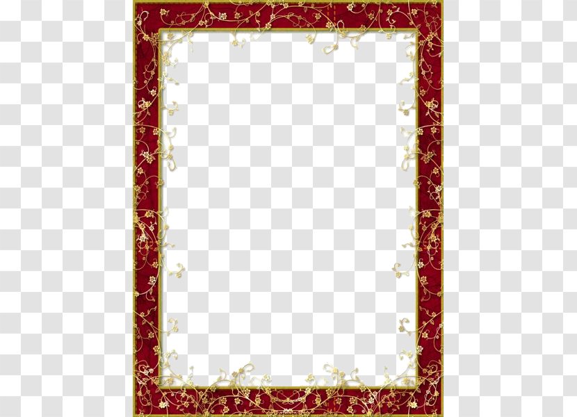 Picture Frame Display Resolution - Red Flower Image Transparent PNG