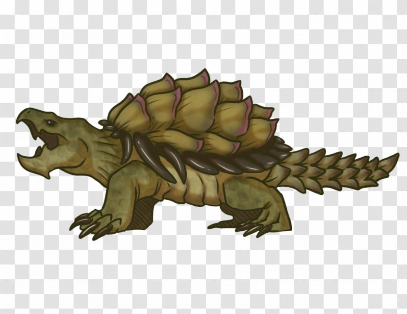 Common Snapping Turtle Reptile Tortoise Terrestrial Animal - Mythical Creature - Dry Land Transparent PNG