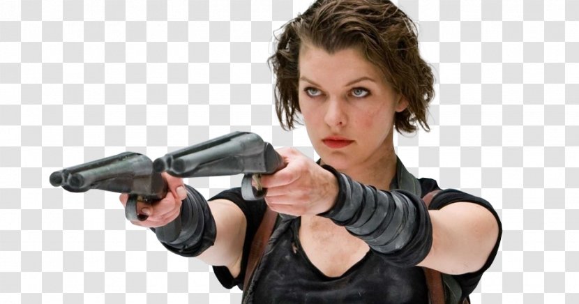 Milla Jovovich Resident Evil Alice Desktop Wallpaper - Gun - Afterlife Transparent PNG