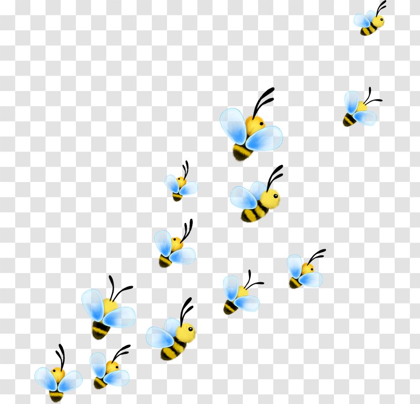 Bee Clip Art - Membrane Winged Insect - Cartoon Transparent PNG