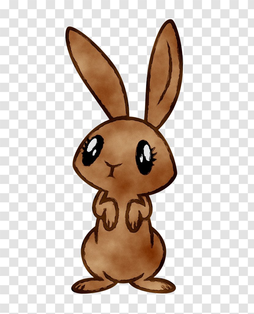 Domestic Rabbit Cartoon Hare Easter Bunny - Rabbits And Hares - Artist Transparent PNG