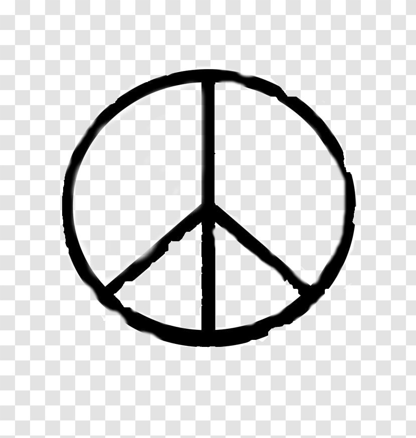 Peace Symbols Drawing Signo - Monochrome Photography - Symbol Transparent PNG