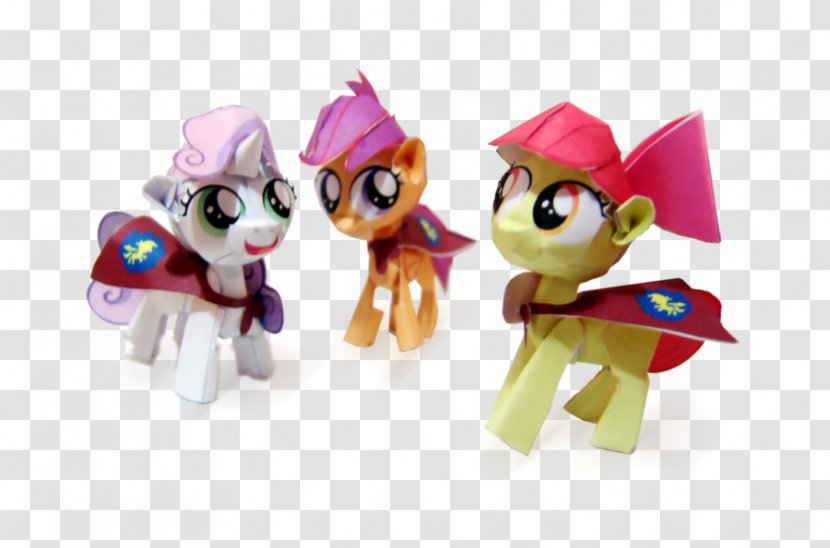 Rarity Scootaloo Pony Paper Sweetie Belle - Model - My Little Transparent PNG