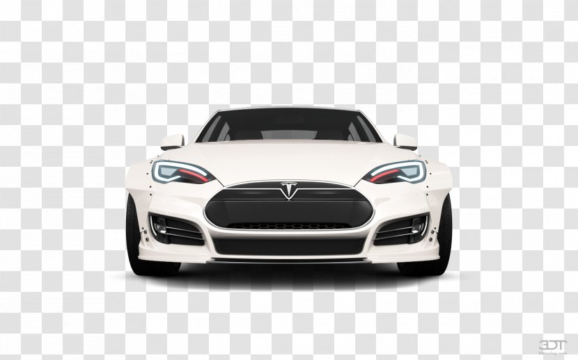Tesla Model S Mid-size Car Sports Bumper - Compact Transparent PNG