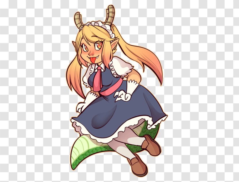 Miss Kobayashi's Dragon Maid Legendary Creature Clip Art - Cartoon Transparent PNG