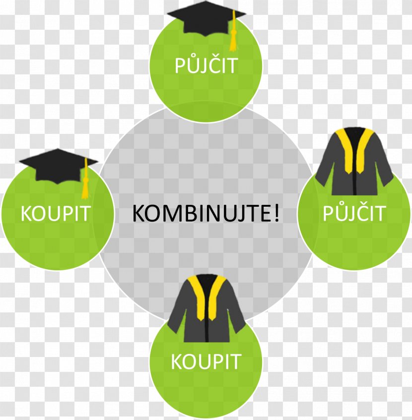 Robe Graduation Ceremony Academic Dress Square Cap School - Yellow Transparent PNG