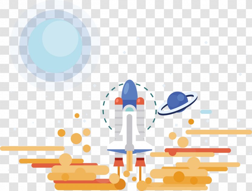 Rocket Cartoon Clip Art - Space Craft In The Universe Transparent PNG