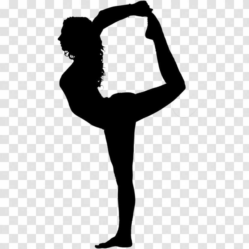 Aerial Yoga Asana Exercise Silhouette - Barre - Blackandwhite Transparent PNG