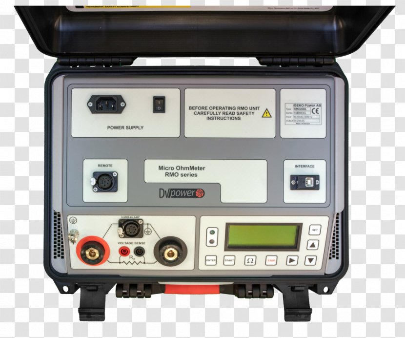 Ohmmeter Electronic Component Electronics Measurement Electrical Resistance And Conductance - Megohmmeter - Technology Transparent PNG