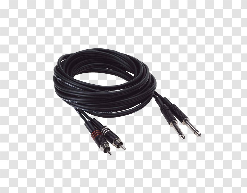 Coaxial Cable Network Cables Electrical Stereophonic Sound Television - Instalaciones De Los Edificios - Rca Connector Transparent PNG