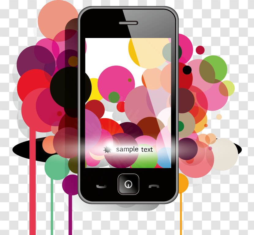 Smartphone Mobile App Icon - Communication Device - Phone Element Transparent PNG
