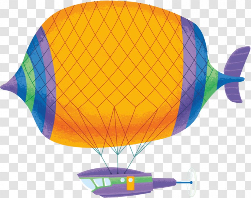 Blimp YouTube Hot Air Balloon Knowledge - Fish - Youtube Transparent PNG