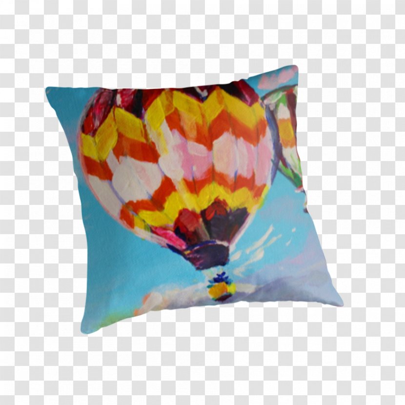 Throw Pillows Cushion Hot Air Balloon - Pillow Transparent PNG