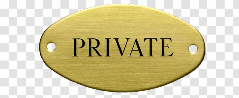 Font Brand - Brass - Name Plate Transparent PNG