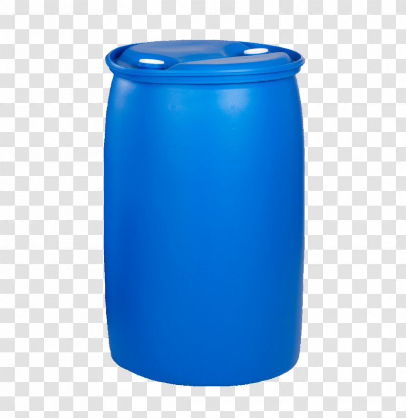 Plastic Lid Drum High-density Polyethylene - Cylinder - Barrel Transparent PNG