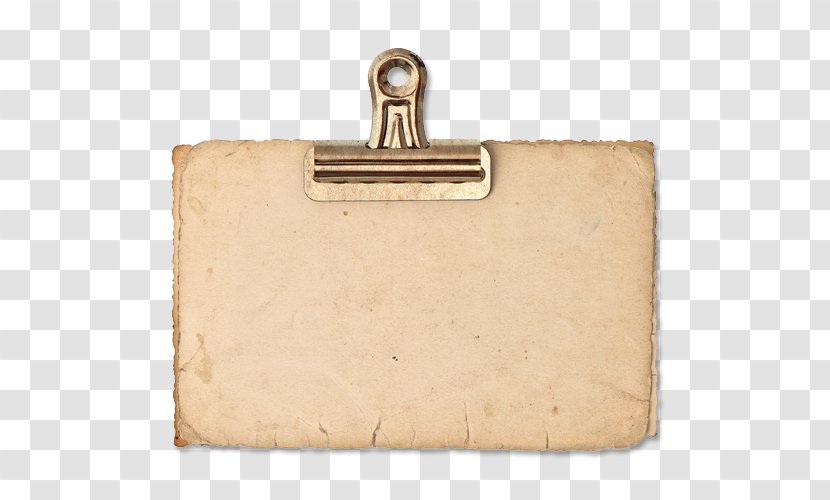 Paper Clip Notebook Stock Photography - Beige Transparent PNG
