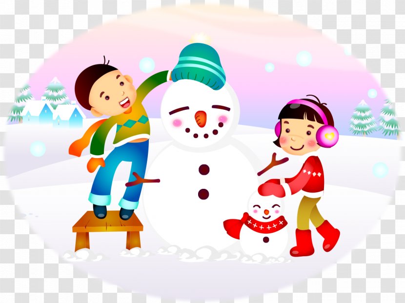 Snowman Child - Play Transparent PNG