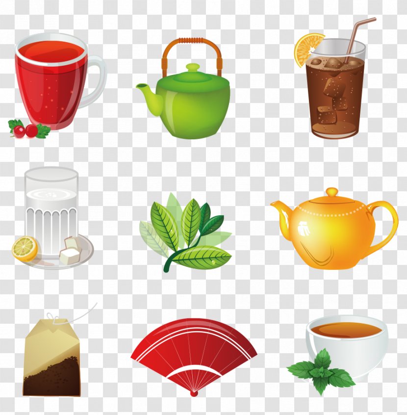 Green Tea Drink Icon - Tableware - Drinks Transparent PNG