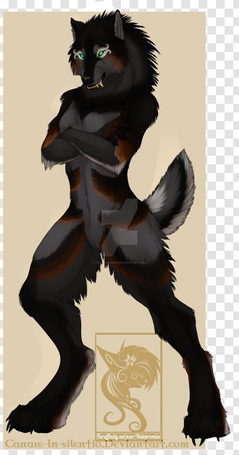 Werewolf Female Drawing DeviantArt Furry Fandom - Vertebrate Transparent PNG