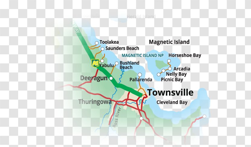 Map Townsville Cairns - World - Travel Brochure Design Transparent PNG
