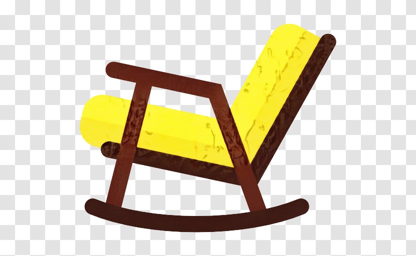 Chair Line Angle Product Design - Yellow Transparent PNG