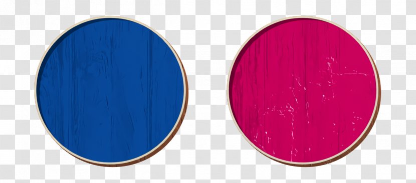 Circle Icon - Flickr - Electric Blue Red Transparent PNG