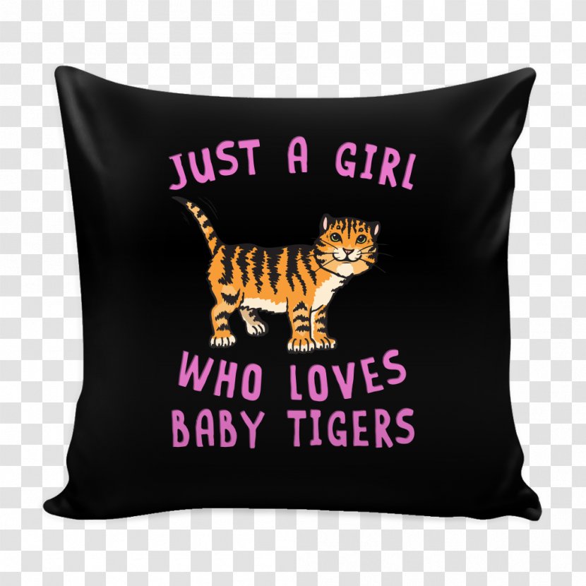 Throw Pillows Cushion Textile Font - Pillow - Tiger Creative Transparent PNG