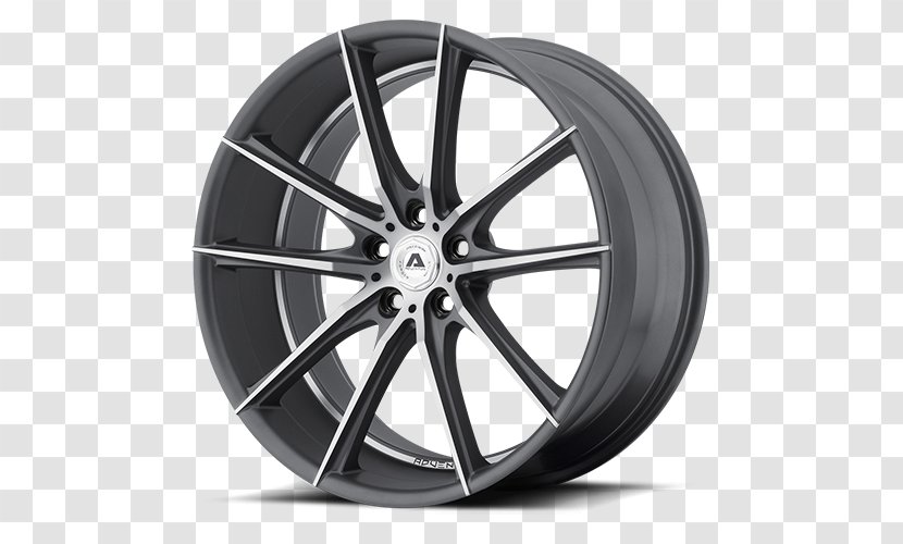 Rim Car Gunmetal Wheel Vehicle - Spoke Transparent PNG