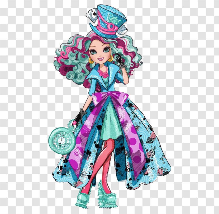 Ever After High Legacy Day Apple White Doll Alice's Adventures In Wonderland Mad Hatter Snow Transparent PNG