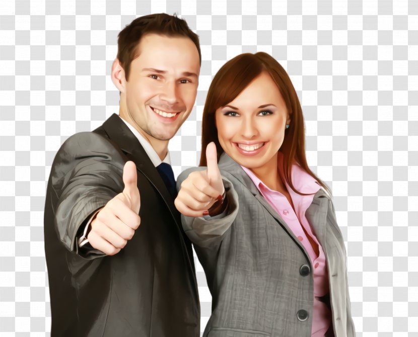Finger Thumb Gesture Smile Hand - Formal Wear Whitecollar Worker Transparent PNG