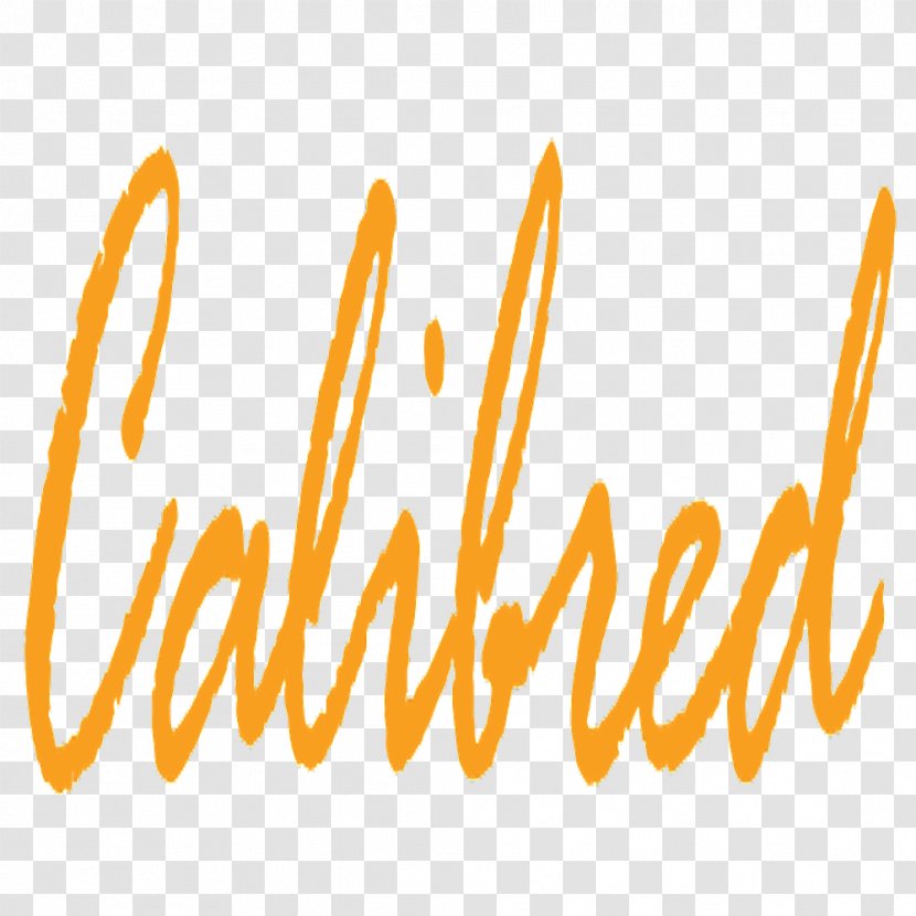 Calligraphy Logo Brand Font - Orange - Newest Transparent PNG