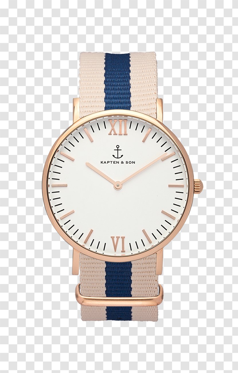 Quartz Clock Watch Kapten & Son Strap - Jewellery Transparent PNG
