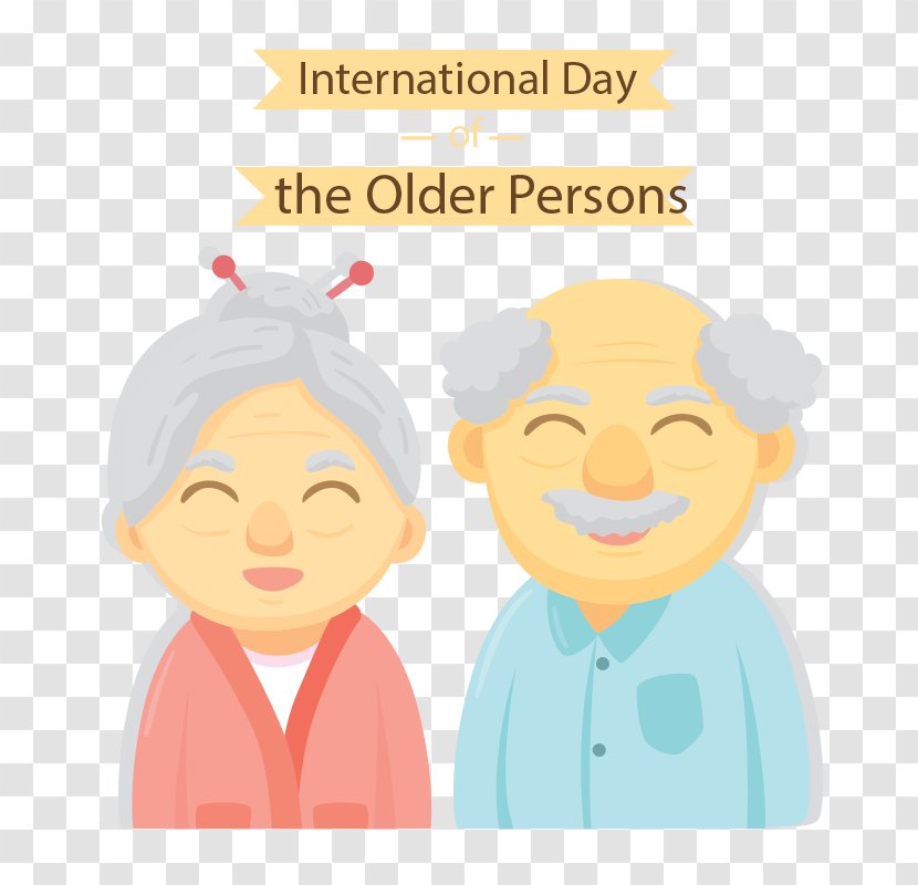 Clip Art - Heart - Elderly Couple Transparent PNG