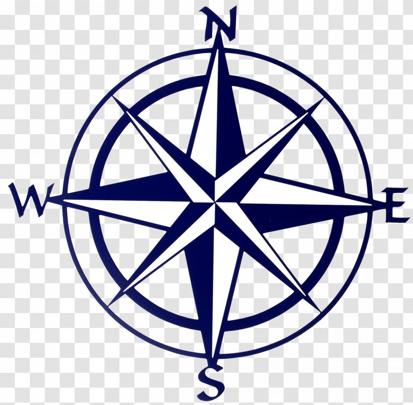 Compass Rose Map Clip Art - Triangle Transparent PNG