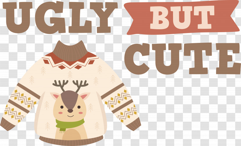 Ugly Sweater Cute Sweater Ugly Sweater Party Winter Christmas Transparent PNG