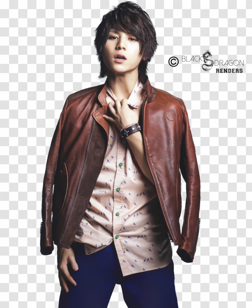 Japan Hey! Say! JUMP J-pop Actor - Leather Jacket Transparent PNG