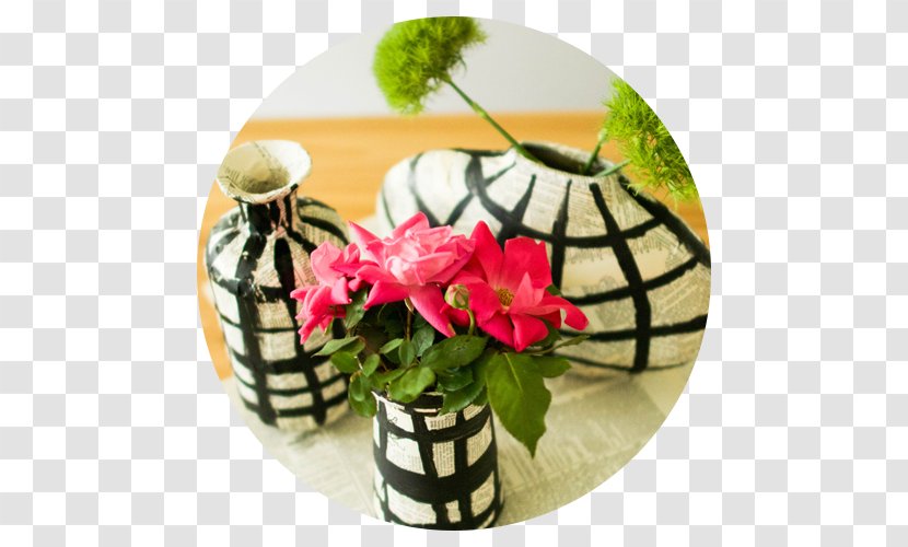 Floral Design Vase Cut Flowers Do It Yourself - Plant - Diy Decoupage Vases Transparent PNG